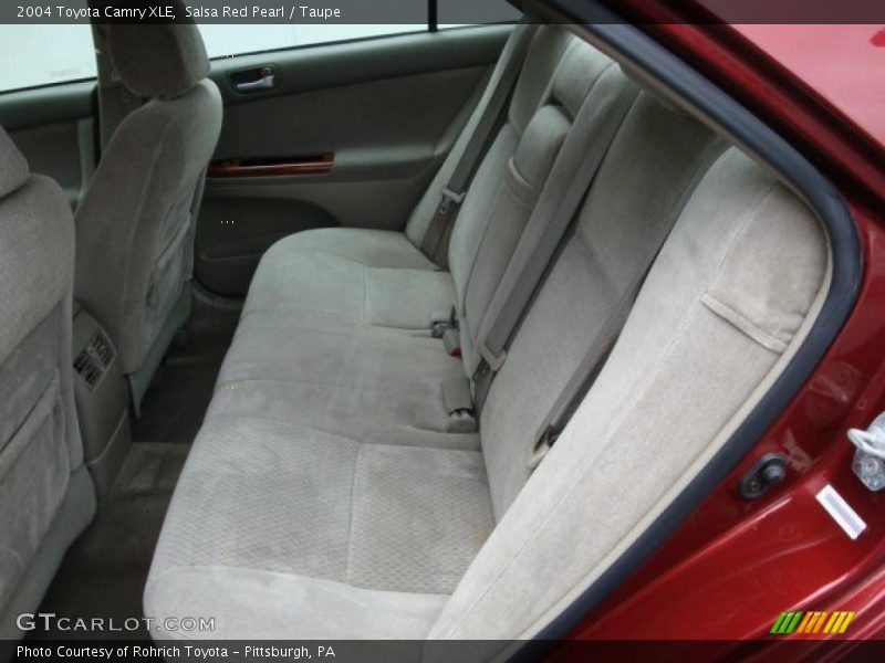 Salsa Red Pearl / Taupe 2004 Toyota Camry XLE