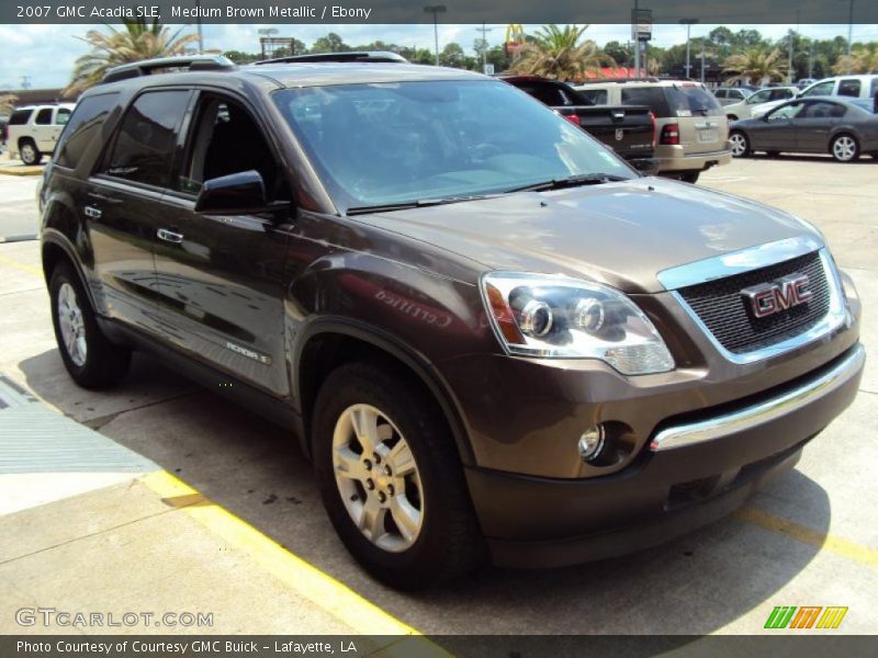 Medium Brown Metallic / Ebony 2007 GMC Acadia SLE