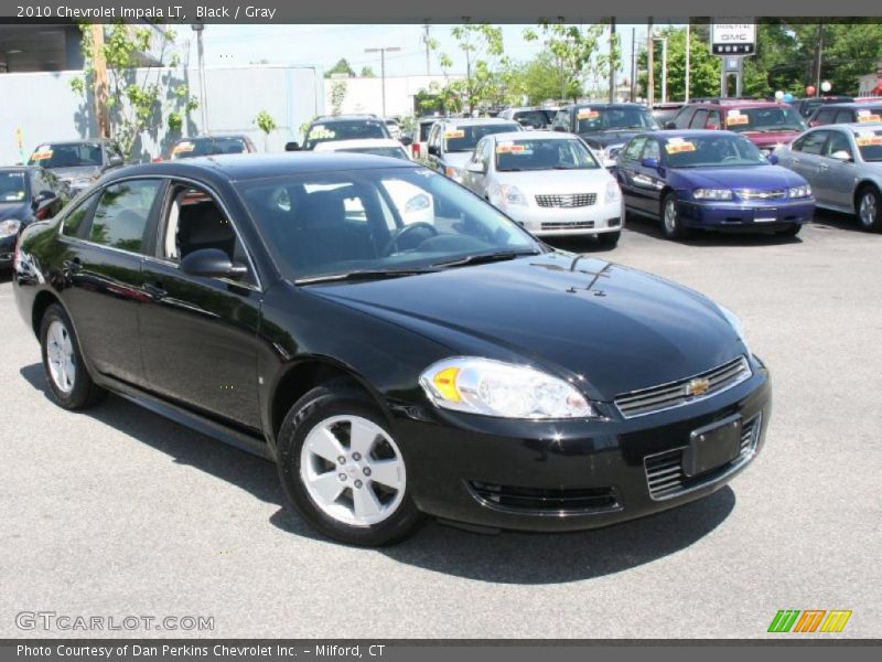 Black / Gray 2010 Chevrolet Impala LT