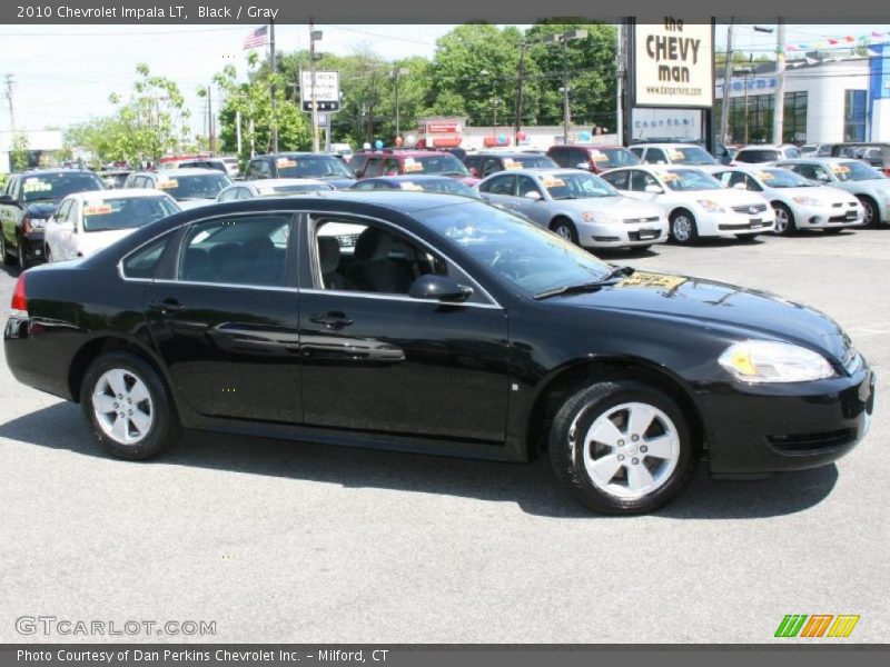 Black / Gray 2010 Chevrolet Impala LT