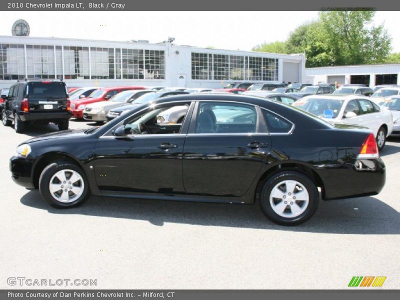 Black / Gray 2010 Chevrolet Impala LT