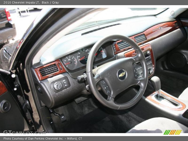 Black / Gray 2010 Chevrolet Impala LT