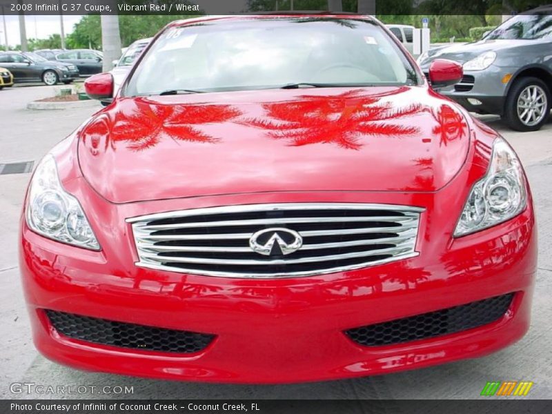 Vibrant Red / Wheat 2008 Infiniti G 37 Coupe