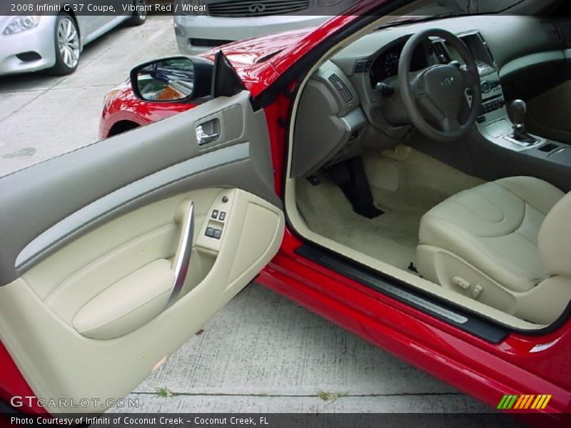 Vibrant Red / Wheat 2008 Infiniti G 37 Coupe