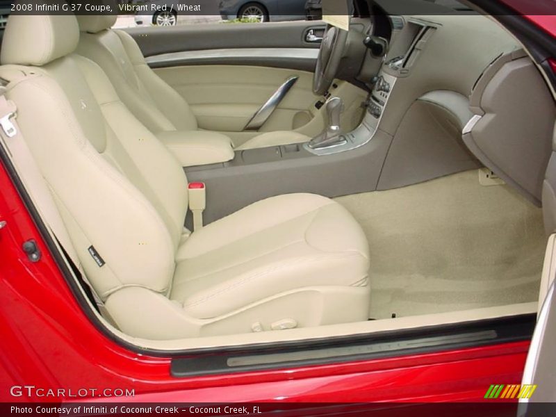  2008 G 37 Coupe Wheat Interior