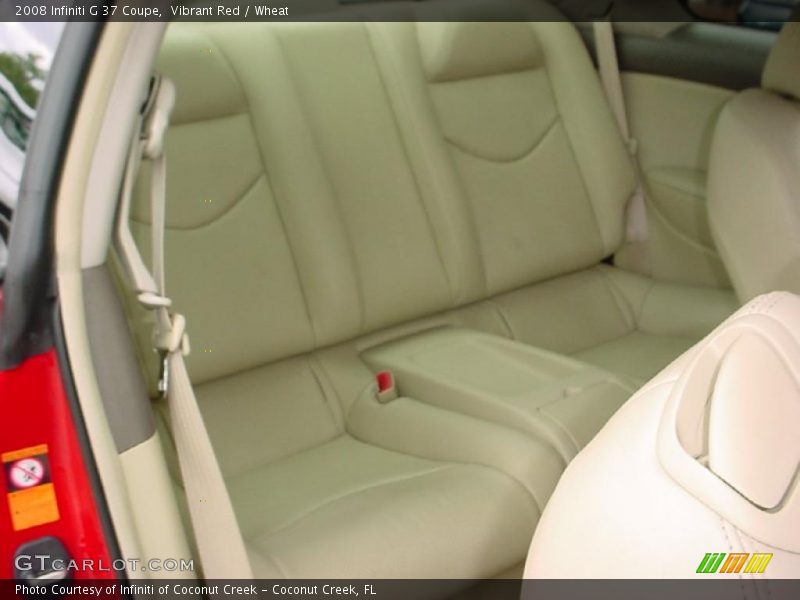 Vibrant Red / Wheat 2008 Infiniti G 37 Coupe