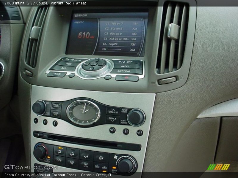 Vibrant Red / Wheat 2008 Infiniti G 37 Coupe