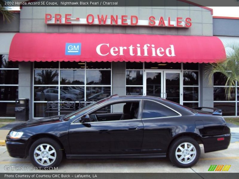 Nighthawk Black Pearl / Charcoal 2002 Honda Accord SE Coupe