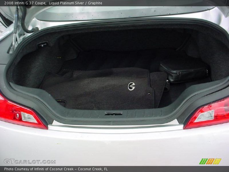 Liquid Platinum Silver / Graphite 2008 Infiniti G 37 Coupe