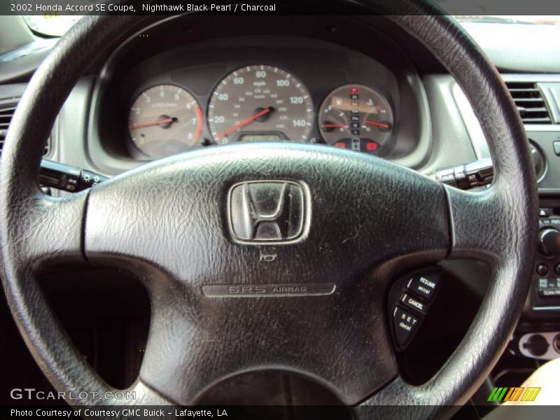 Nighthawk Black Pearl / Charcoal 2002 Honda Accord SE Coupe