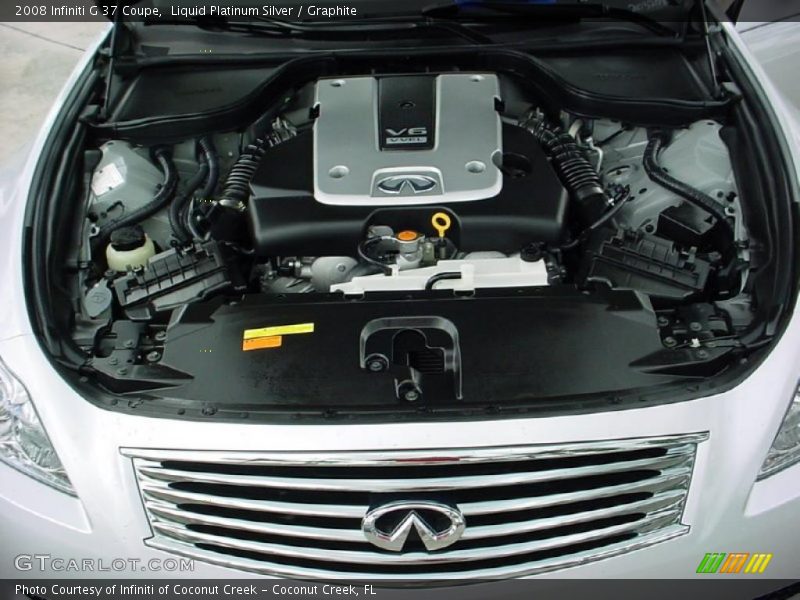 Liquid Platinum Silver / Graphite 2008 Infiniti G 37 Coupe