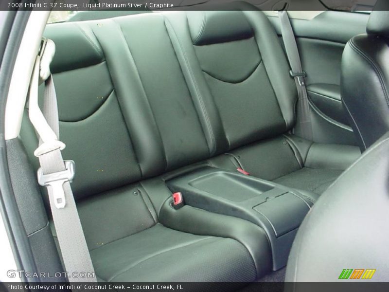 Liquid Platinum Silver / Graphite 2008 Infiniti G 37 Coupe