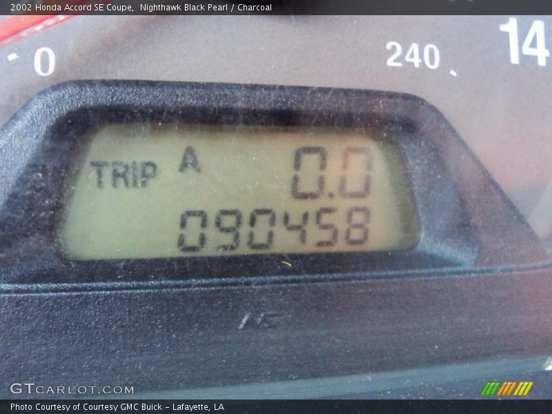 Nighthawk Black Pearl / Charcoal 2002 Honda Accord SE Coupe