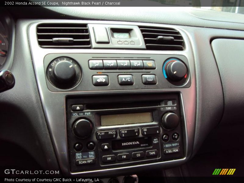 Nighthawk Black Pearl / Charcoal 2002 Honda Accord SE Coupe