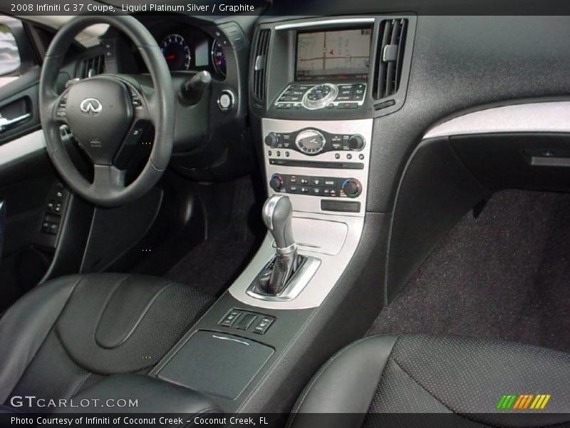 Liquid Platinum Silver / Graphite 2008 Infiniti G 37 Coupe