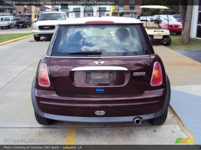 Velvet Red Metallic / Space Grey/Panther Black 2003 Mini Cooper Hardtop