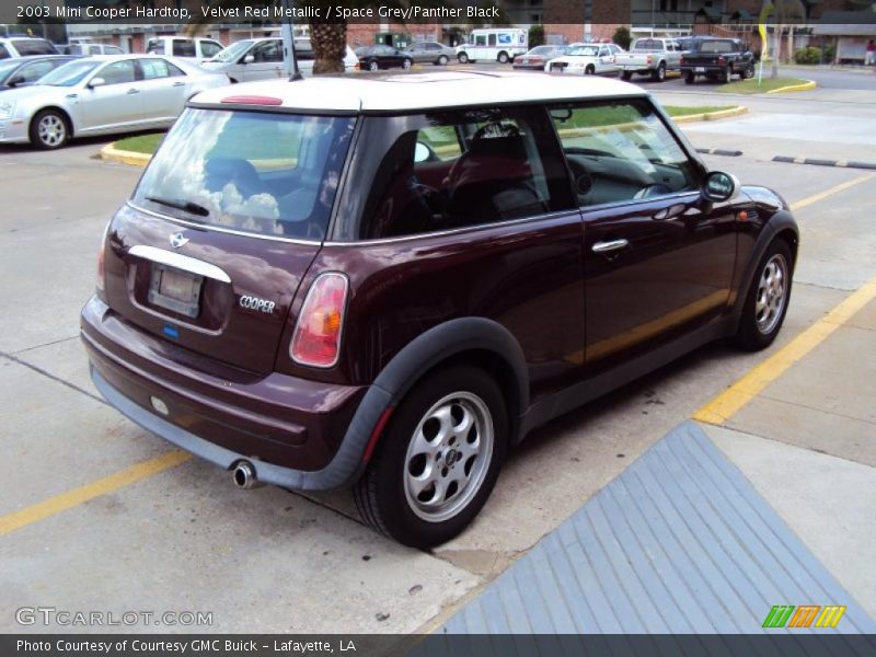Velvet Red Metallic / Space Grey/Panther Black 2003 Mini Cooper Hardtop