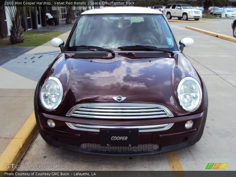 Velvet Red Metallic / Space Grey/Panther Black 2003 Mini Cooper Hardtop