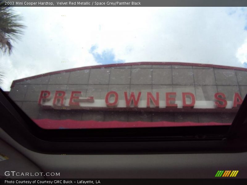 Velvet Red Metallic / Space Grey/Panther Black 2003 Mini Cooper Hardtop