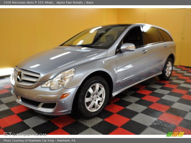 Alpine Rain Metallic / Black 2006 Mercedes-Benz R 350 4Matic