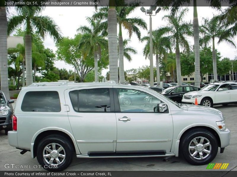 Silver Indulgence / Graphite Black 2007 Infiniti QX 56