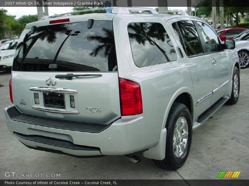 Silver Indulgence / Graphite Black 2007 Infiniti QX 56