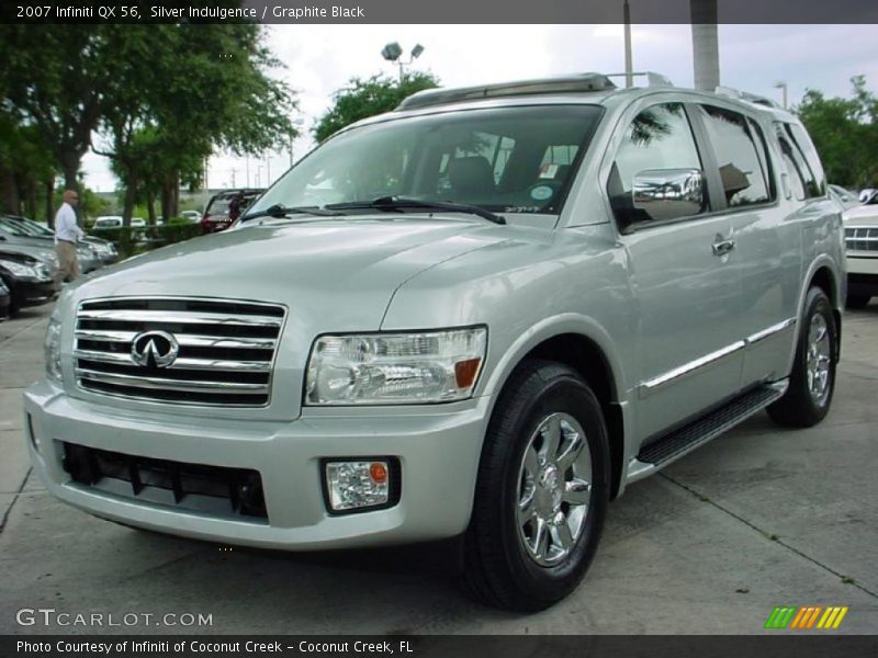 Silver Indulgence / Graphite Black 2007 Infiniti QX 56