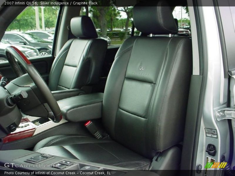 Silver Indulgence / Graphite Black 2007 Infiniti QX 56