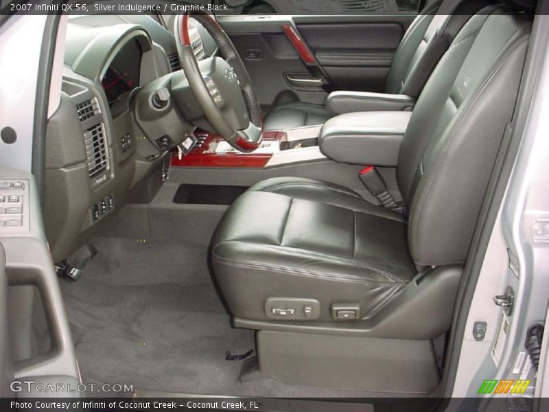 Silver Indulgence / Graphite Black 2007 Infiniti QX 56