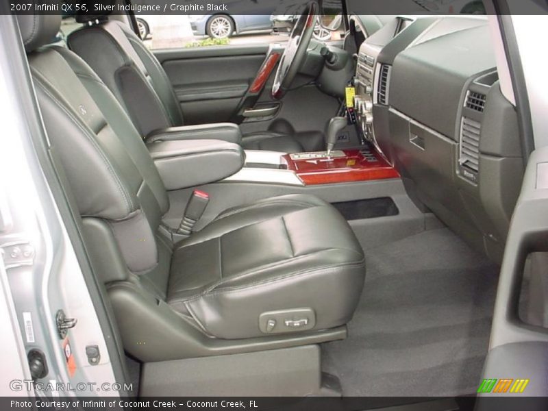 Silver Indulgence / Graphite Black 2007 Infiniti QX 56