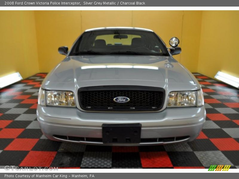 Silver Grey Metallic / Charcoal Black 2008 Ford Crown Victoria Police Interceptor