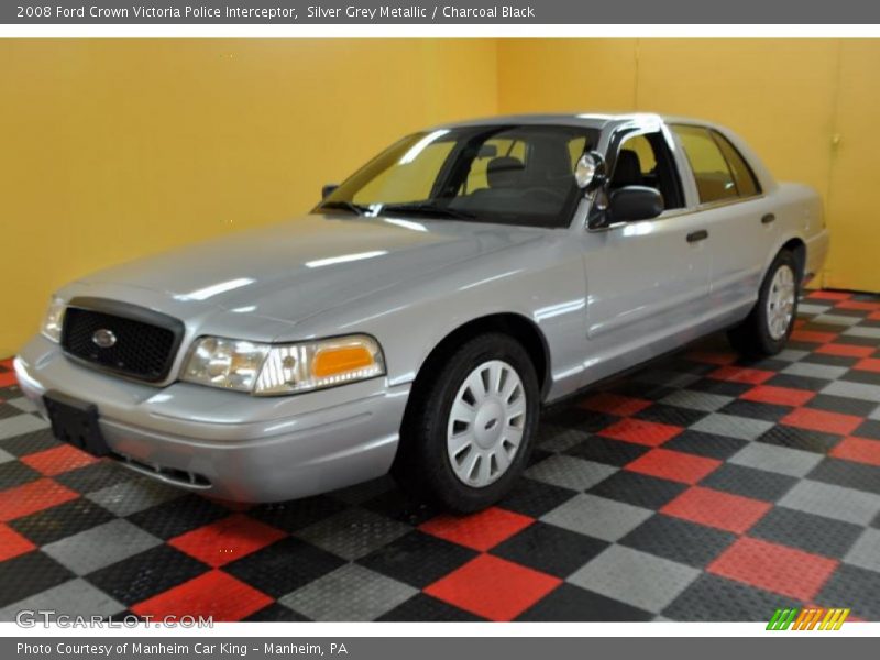 Silver Grey Metallic / Charcoal Black 2008 Ford Crown Victoria Police Interceptor