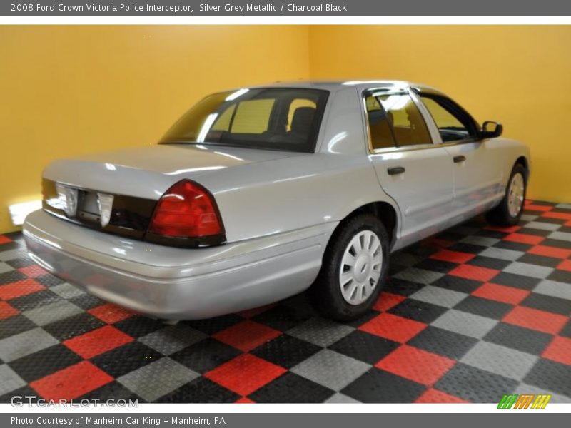 Silver Grey Metallic / Charcoal Black 2008 Ford Crown Victoria Police Interceptor