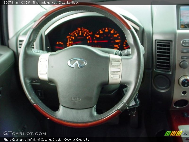 Silver Indulgence / Graphite Black 2007 Infiniti QX 56