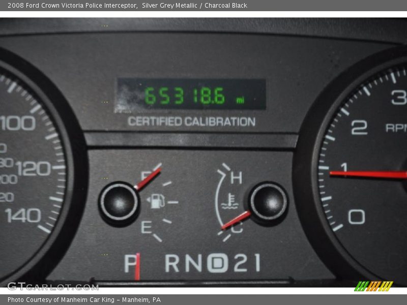Silver Grey Metallic / Charcoal Black 2008 Ford Crown Victoria Police Interceptor
