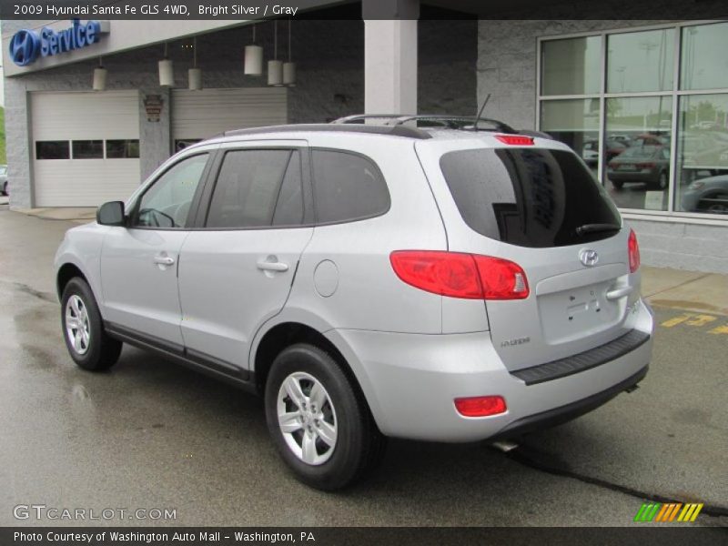 Bright Silver / Gray 2009 Hyundai Santa Fe GLS 4WD
