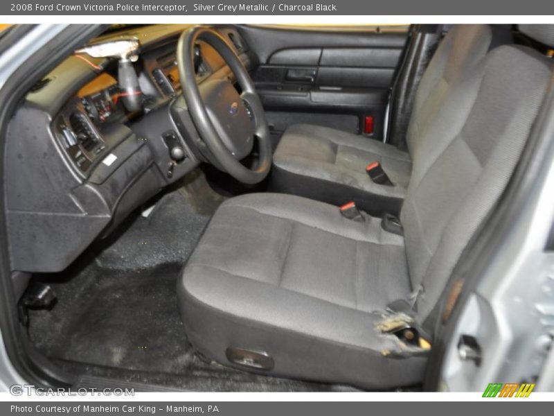 Silver Grey Metallic / Charcoal Black 2008 Ford Crown Victoria Police Interceptor