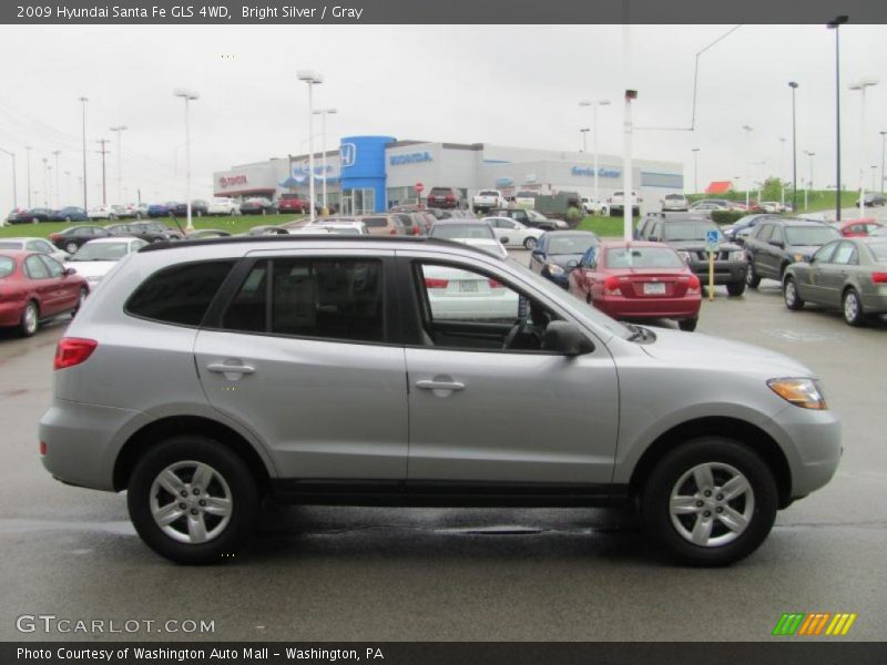 Bright Silver / Gray 2009 Hyundai Santa Fe GLS 4WD