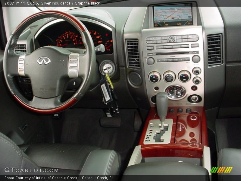 Silver Indulgence / Graphite Black 2007 Infiniti QX 56