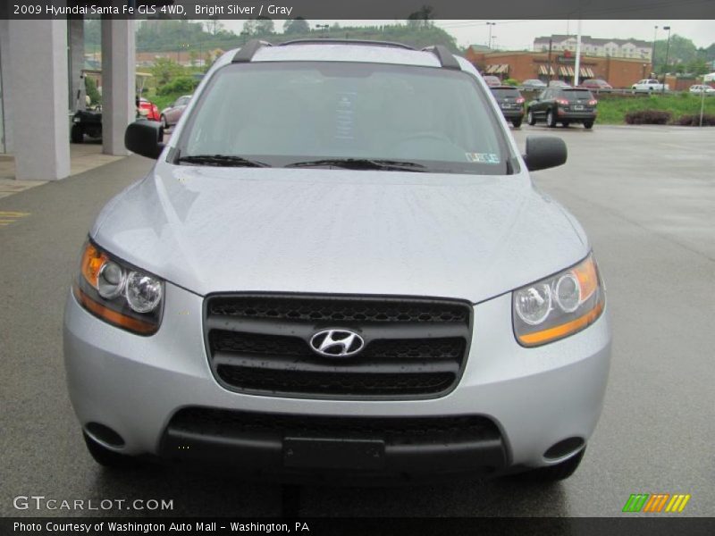 Bright Silver / Gray 2009 Hyundai Santa Fe GLS 4WD