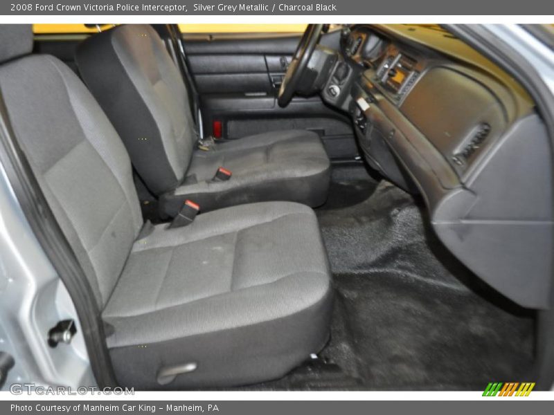 Silver Grey Metallic / Charcoal Black 2008 Ford Crown Victoria Police Interceptor