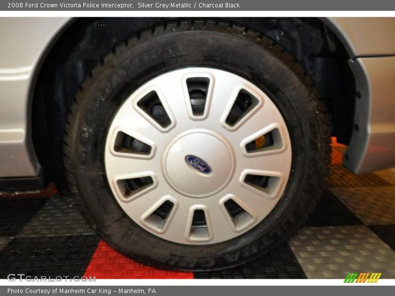 Silver Grey Metallic / Charcoal Black 2008 Ford Crown Victoria Police Interceptor