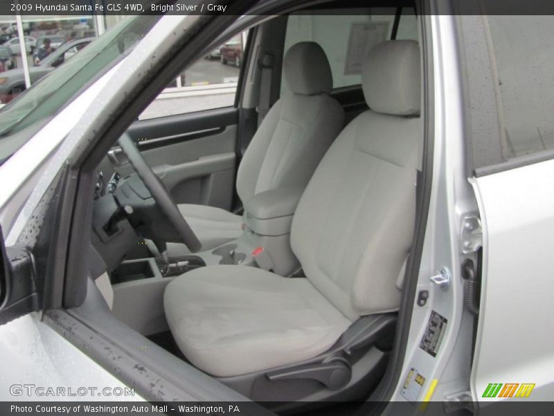 Bright Silver / Gray 2009 Hyundai Santa Fe GLS 4WD