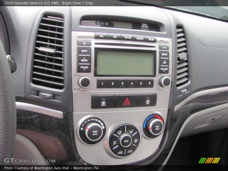 Bright Silver / Gray 2009 Hyundai Santa Fe GLS 4WD