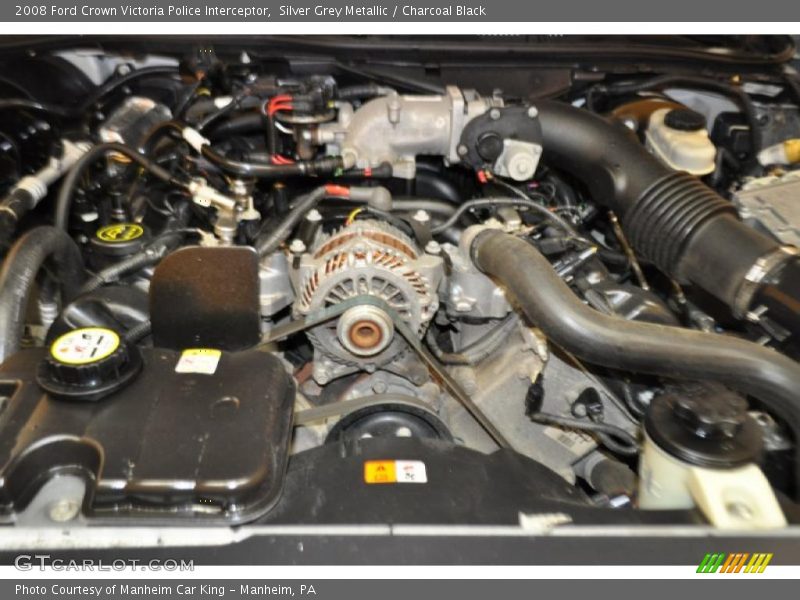 Silver Grey Metallic / Charcoal Black 2008 Ford Crown Victoria Police Interceptor