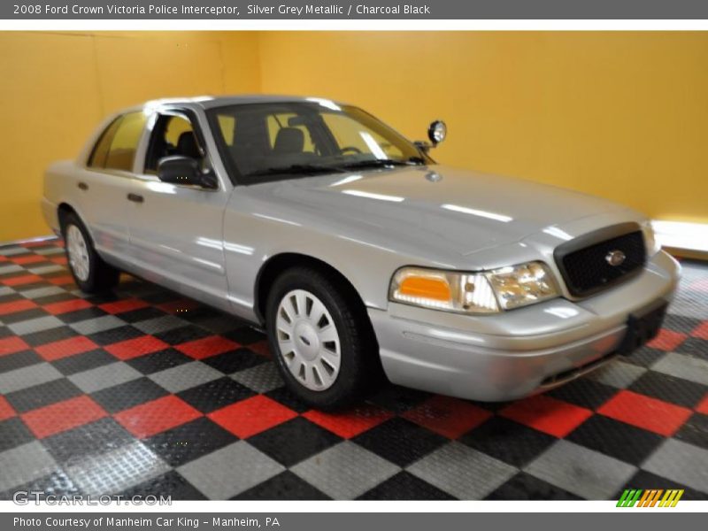 Silver Grey Metallic / Charcoal Black 2008 Ford Crown Victoria Police Interceptor