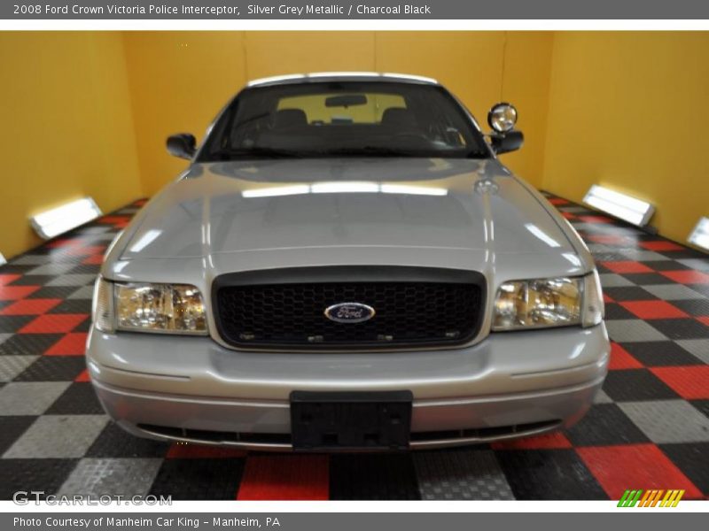 Silver Grey Metallic / Charcoal Black 2008 Ford Crown Victoria Police Interceptor
