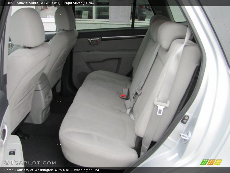 Bright Silver / Gray 2009 Hyundai Santa Fe GLS 4WD