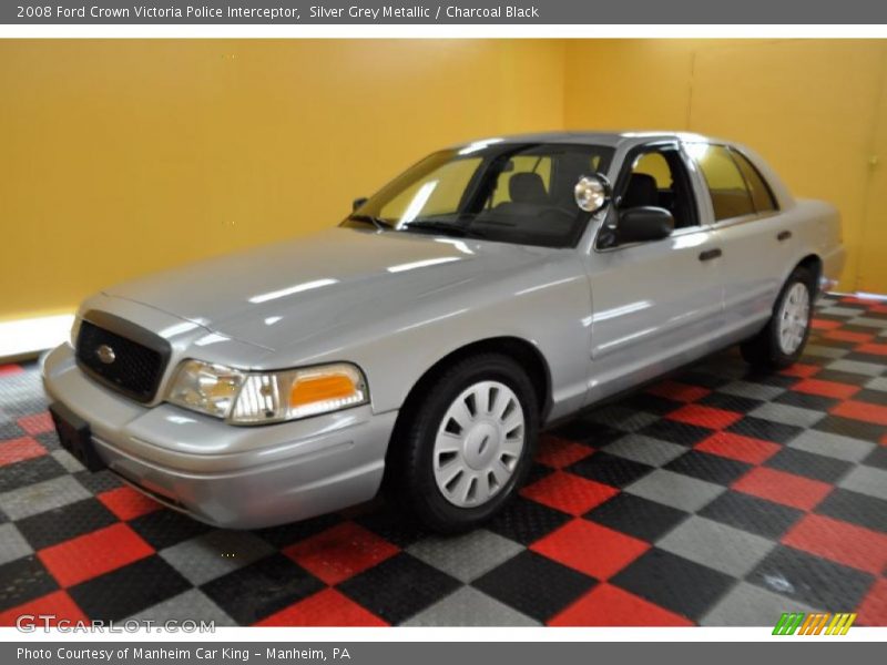 Silver Grey Metallic / Charcoal Black 2008 Ford Crown Victoria Police Interceptor