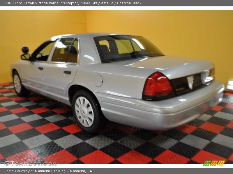 Silver Grey Metallic / Charcoal Black 2008 Ford Crown Victoria Police Interceptor